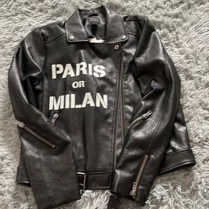 Faux leather jacket Forever 21